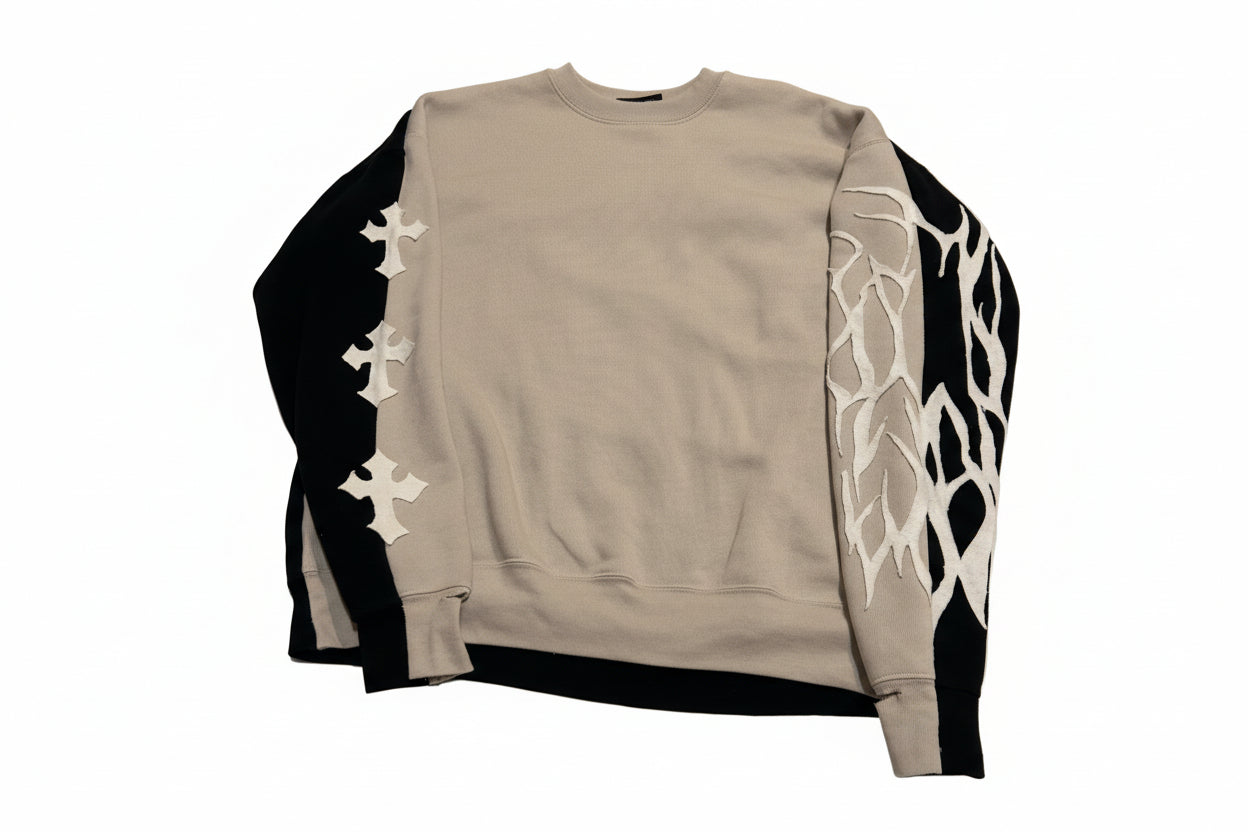 Grey & Black Heavy Metal Freehand