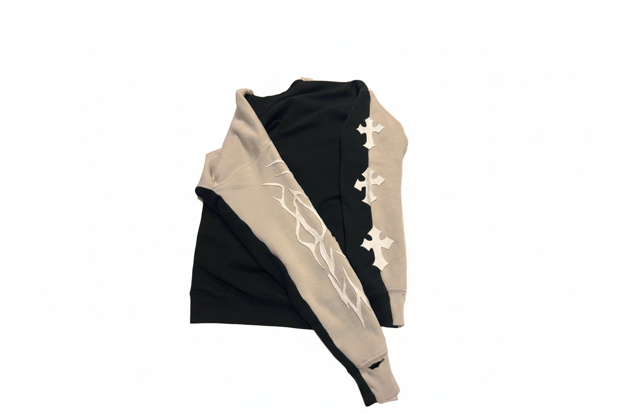 Grey & Black Heavy Metal Freehand