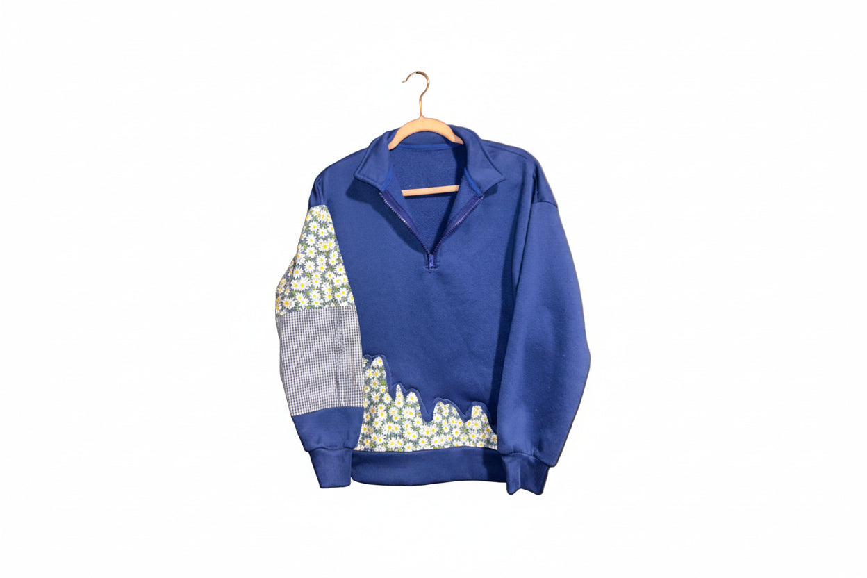 Blue Picnic Quarter Zip