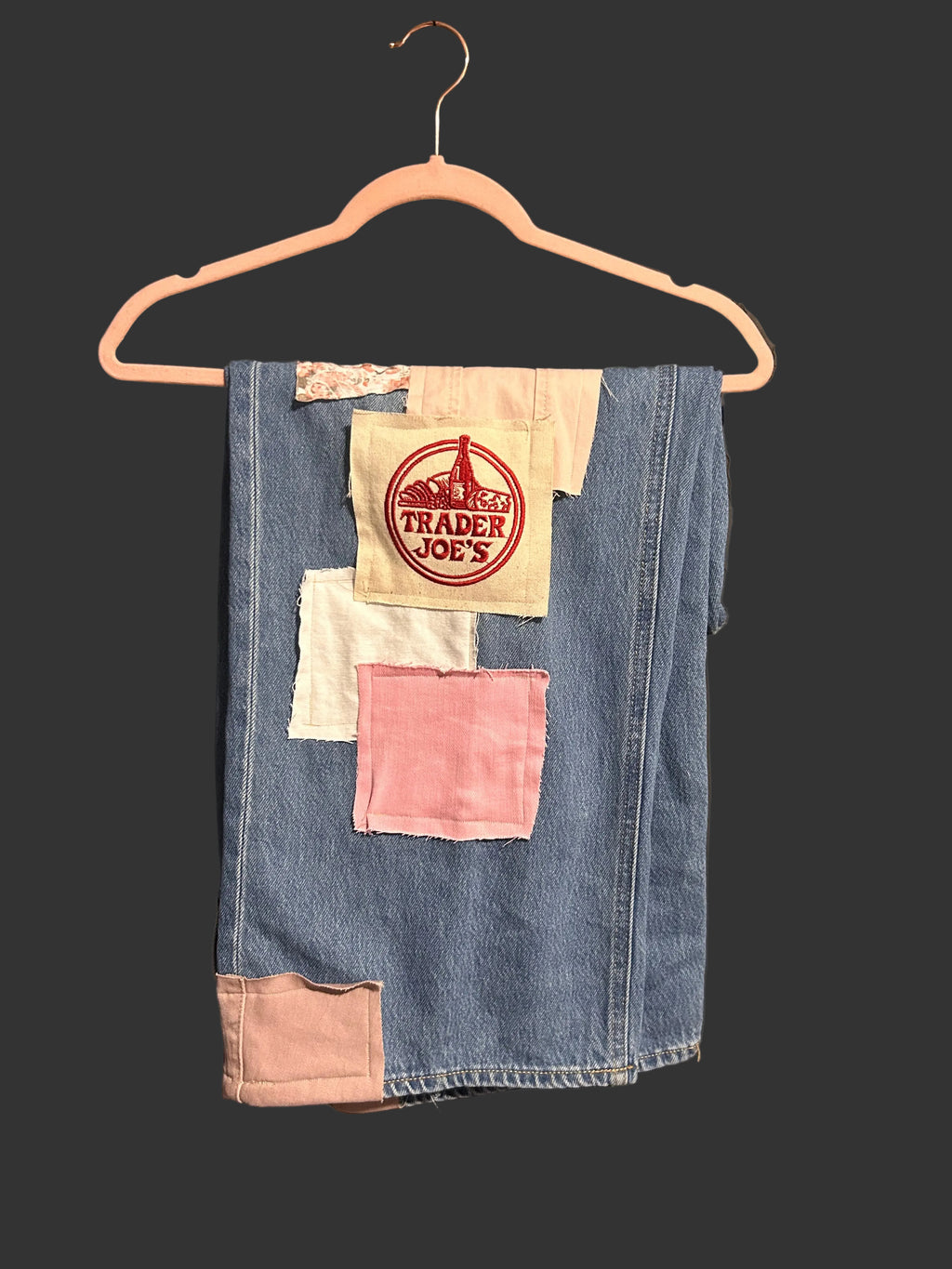 Trader Joes Patchwork Jeans size 10