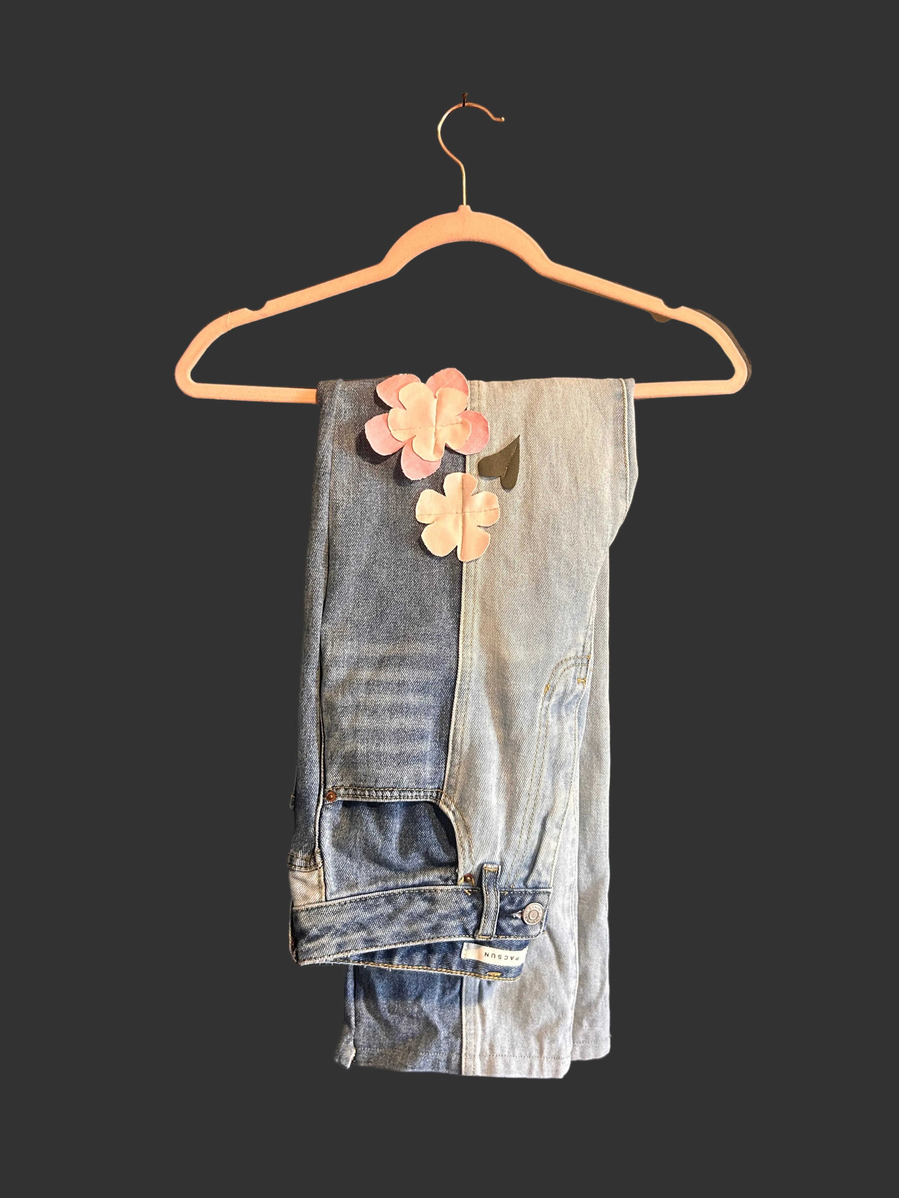 Pacsun Flower Jeans Size 2